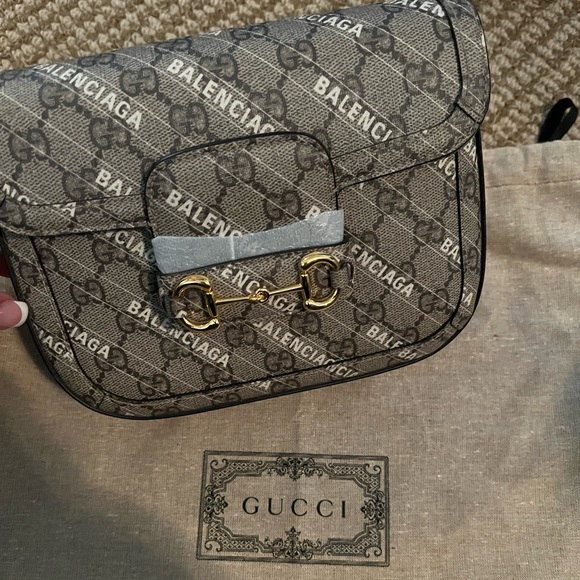 Last Call - GUCCI x BALENCIAGA The Hacker Project mini Gucci Horsebit 1955 - Picture 5 of 12